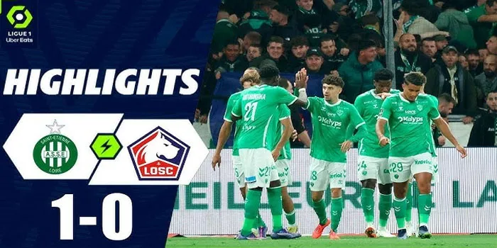 Hasil Pertandingan Liga Prancis Saint Etienne Berhasil Menang Tipis Atas Lille 1-0