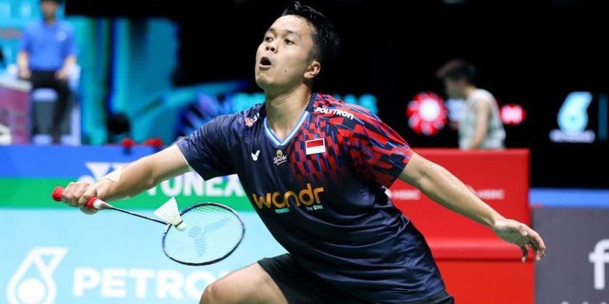 Anthony Sinisuka Ginting Absen Main di Indonesia Open 2025
