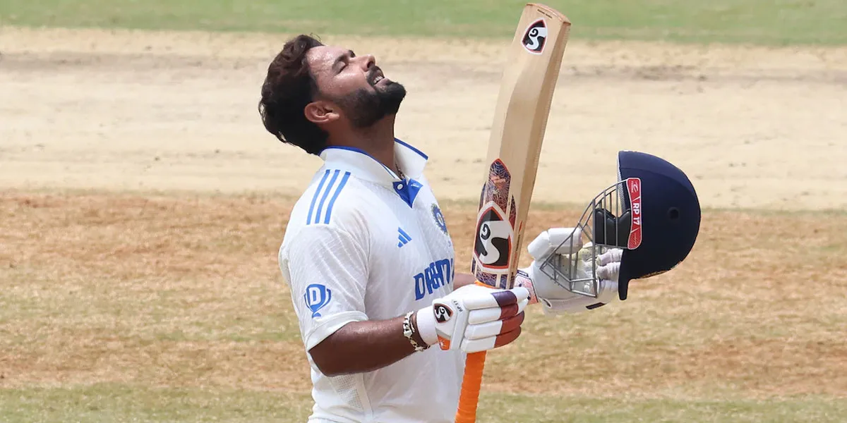 Rishabh Pant Cetak Sejarah, Lampaui Rekor MS Dhoni di Test Kricket